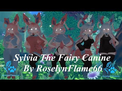 sylvia nsfw|Sylvia the Fairy Canine Deira VRChat Furry Avatar